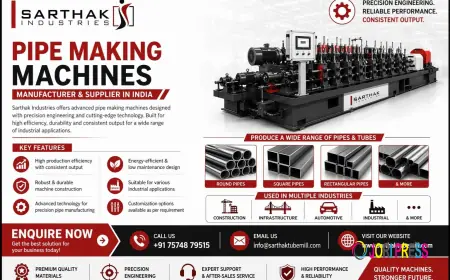 Pipe Making Machine Manufacturer and Supplier in India | Sarthak Tube Mill