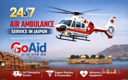 24/7 Air Ambulance Service in Jaipur– Advanced Life Support by GoAid