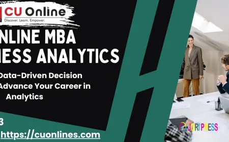 CU Online MBA in Business Analytics – Master Data-Driven Decision Making & Advance Your Career in Analytics
