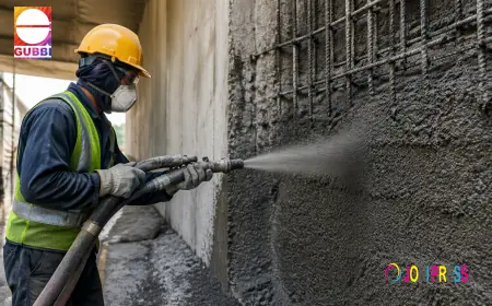 Concrete Surface Repair Using Guniting