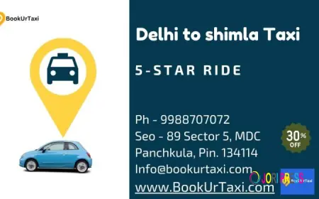 Delhi to Shimla Taxi | Booking Start Only INR 4150