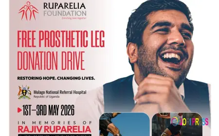 Ugandans to Receive Free Artificial Prosthetic Legs at Ruparelia Foundtion’s Medical Camp