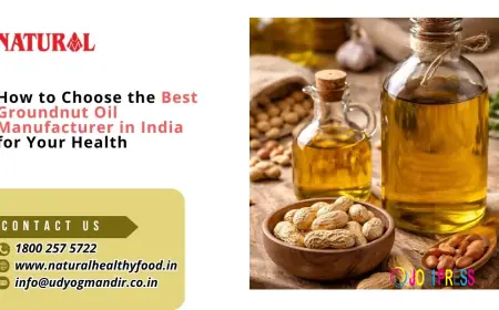 How to Choose the Best Groundnut Oil Manufacturer in India for Your Health