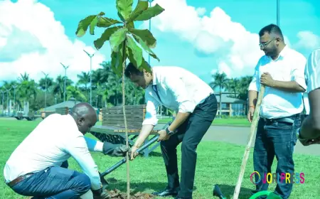 Speke Resort Munyonyo plants trees to mark world Earth 2026.