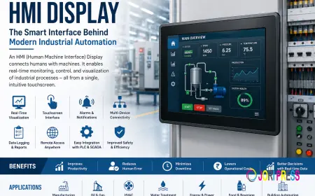 HMI Display: The Smart Interface Behind Modern Industrial Automation