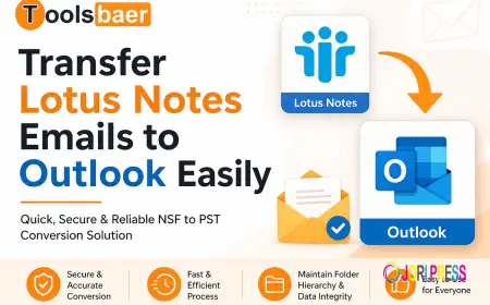 Effortless NSF to PST Conversion–Transfer Lotus Notes Emails to Outlook Easily