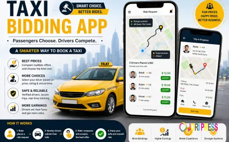 Taxi Bidding App | A Smarter Way to Launch and Grow Your Ride-Hailing Business