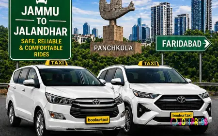 Jammu to Jalandhar Taxi | Booking Start ₹2975 - BookUrTaxi