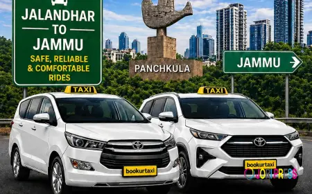 Jalandhar to Jammu Taxi | Booking Start ₹2975 - BookUrTaxi