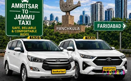 Amritsar to Jammu Taxi | Booking Start ₹2970 - BookUrTaxi