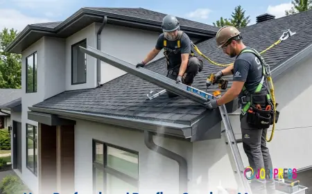 How Professional Roofing Services Manage Gutter Installation and Repair