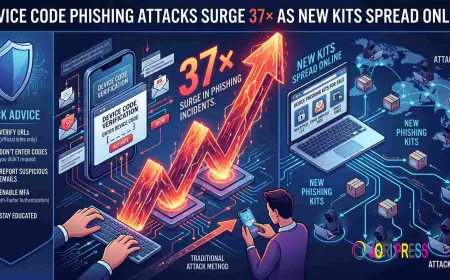 Device Code Phishing Attacks Surge 37× as New Kits Spread Online