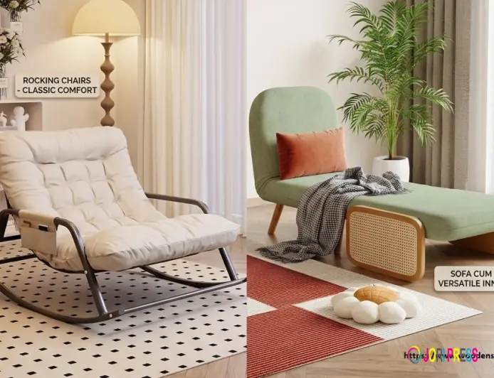Woodensure Brings Comfort & Innovation with Rocking Chairs and Sofa Cum Beds