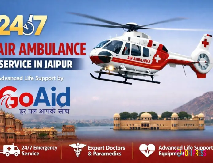 24/7 Air Ambulance Service in Jaipur– Advanced Life Support by GoAid