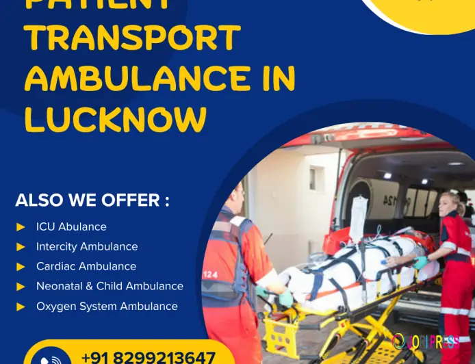 Patient Transport Ambulance in Lucknow