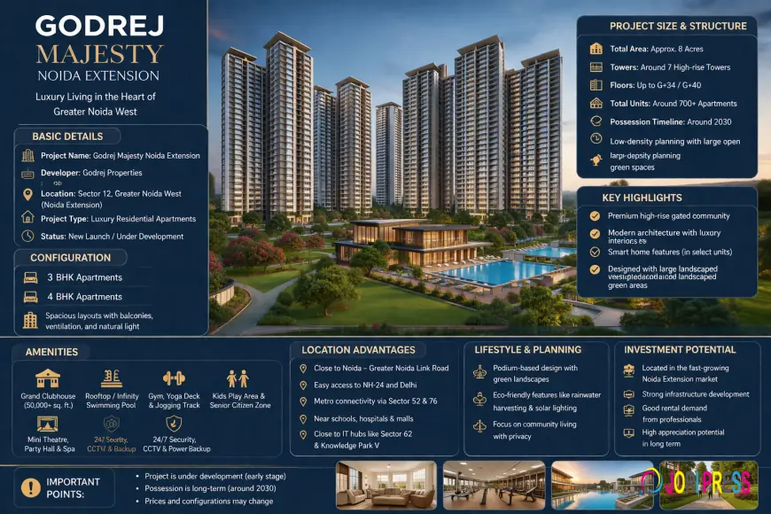Godrej Majesty Noida Extension | Luxurious Flats for Sale