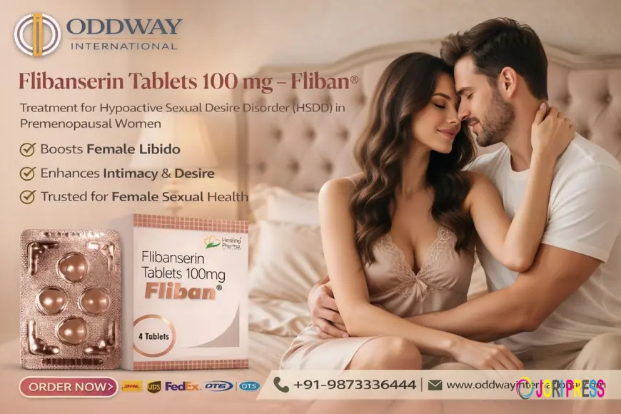Flibanserin 100 mg Tablet Price​ in USA - OddwayInternational