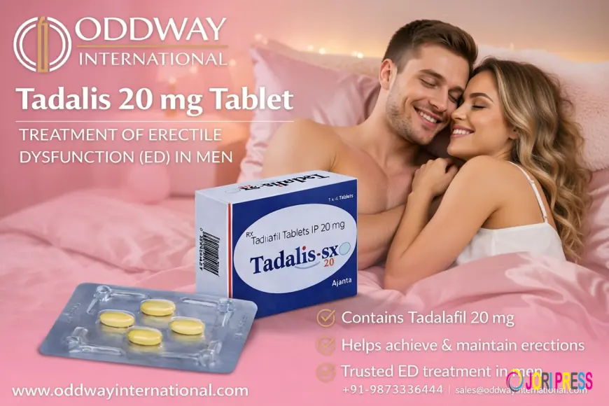 Tadalis SX 20 mg Tablets B2B Wholesale Distributor in USA - Oddway