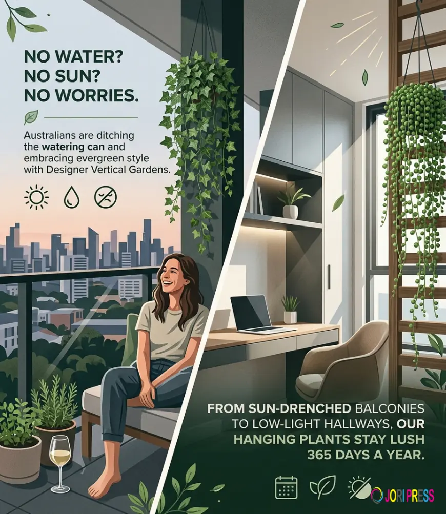 Artificial Hanging Plants Are Changing How Australians Green Their Spaces