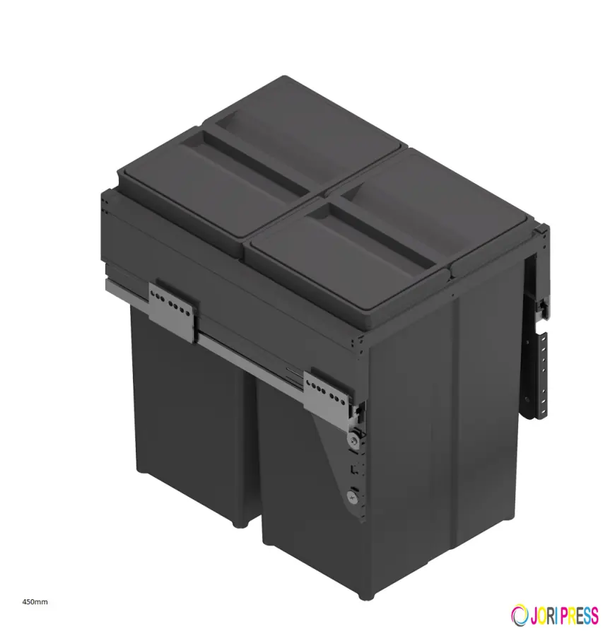 Sleek Waste Bins for a Clean and Organized Kitchen Setup