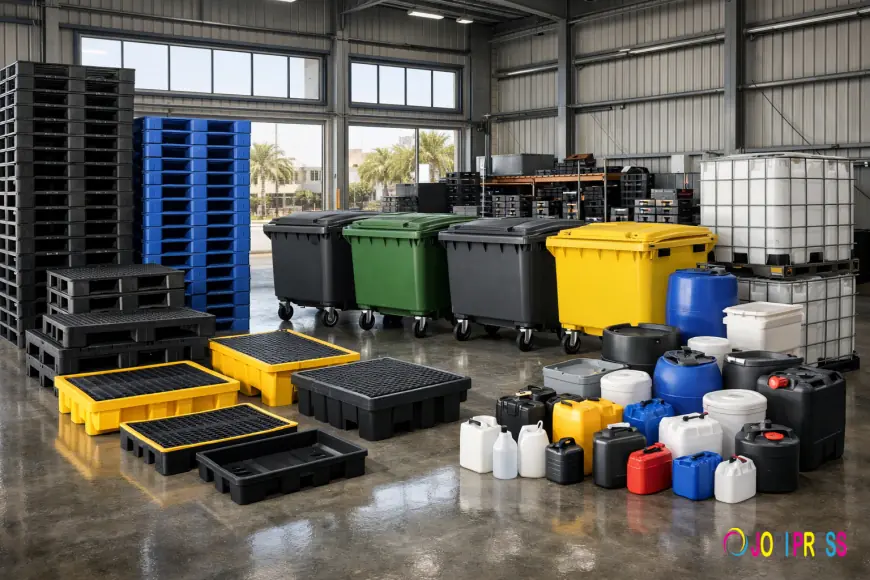 Plastic Pallet Manufacturers in UAE | Spill Pallet & Waste Bin Solutions