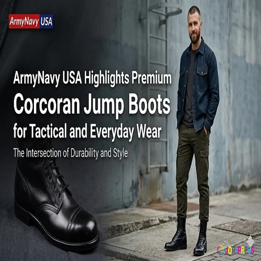 Army Navy USA Highlights Premium Corcoran Jump Boots for Tactical and Everyday Wear