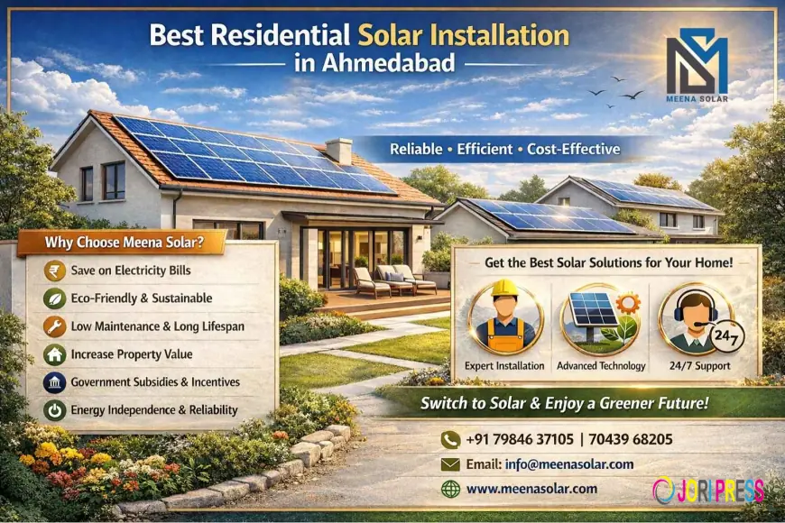 Best Residential Solar Installation in Ahmedabad – Meena Solar