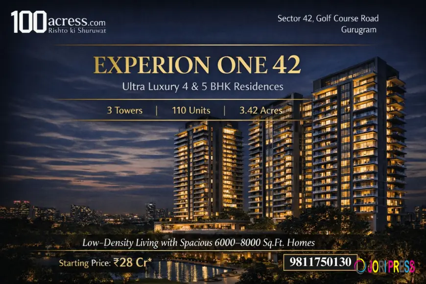 Experion One 42 Gurgaon – Ultra-Luxury Living on Golf Course Road