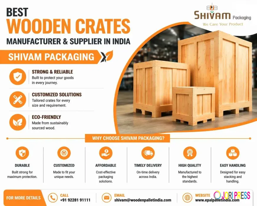 Best Wooden Crates Manufacturer and Supplier in India – Shivam Packaging