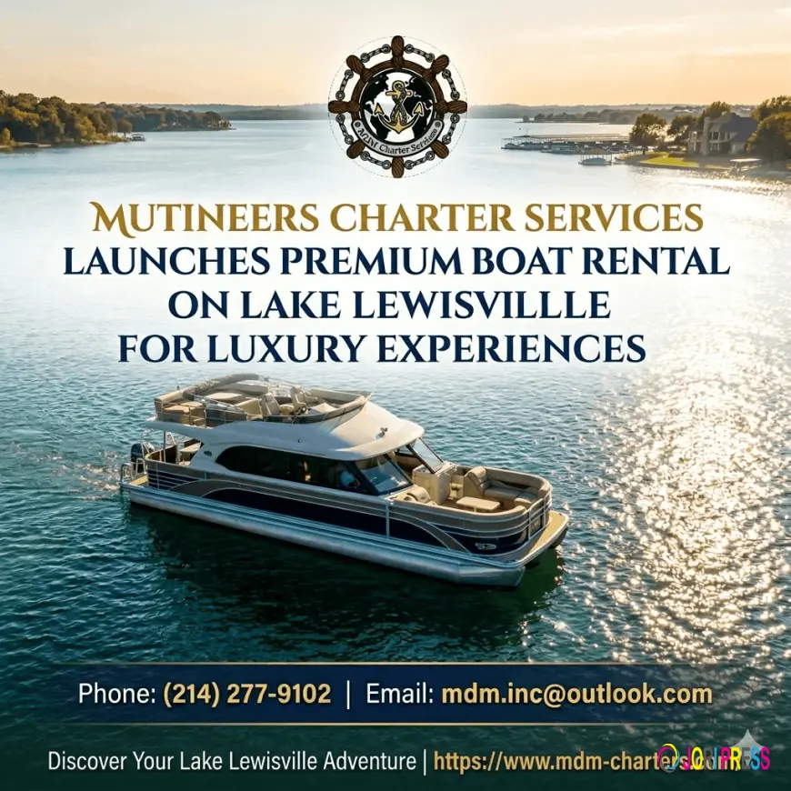 Mutineers Charter Services Launches Premium Boat Rental on Lake Lewisville for Luxury Experiences