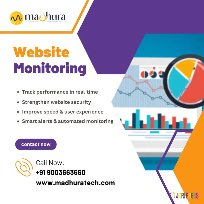 Smart Website Monitoring Services in Coimbatore by Madhura Technologies