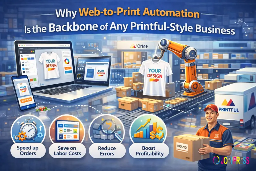 Why Web-to-Print Automation Is the Backbone of Any Printful-Style Business
