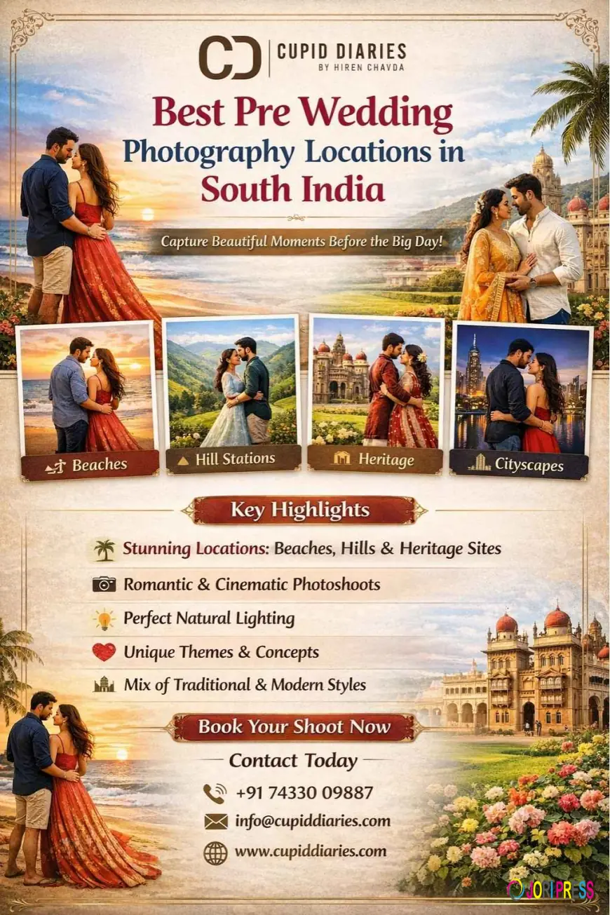 Best Pre Wedding Photography Locations in South India | Cupid Diaries