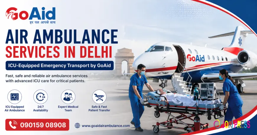 24/7 Air Ambulance Service in Delhi– Advanced Life Support by GoAid