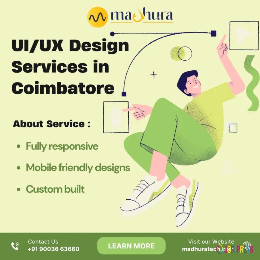 Modern Interface Design by UI/UX Design Services Madhura Technologies Coimbatore