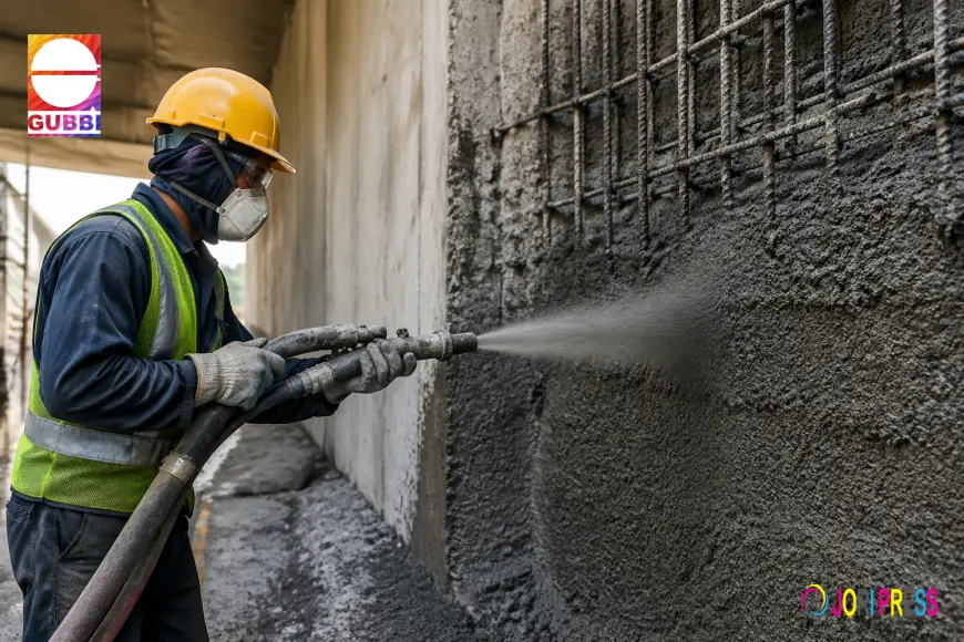 Concrete Surface Repair Using Guniting