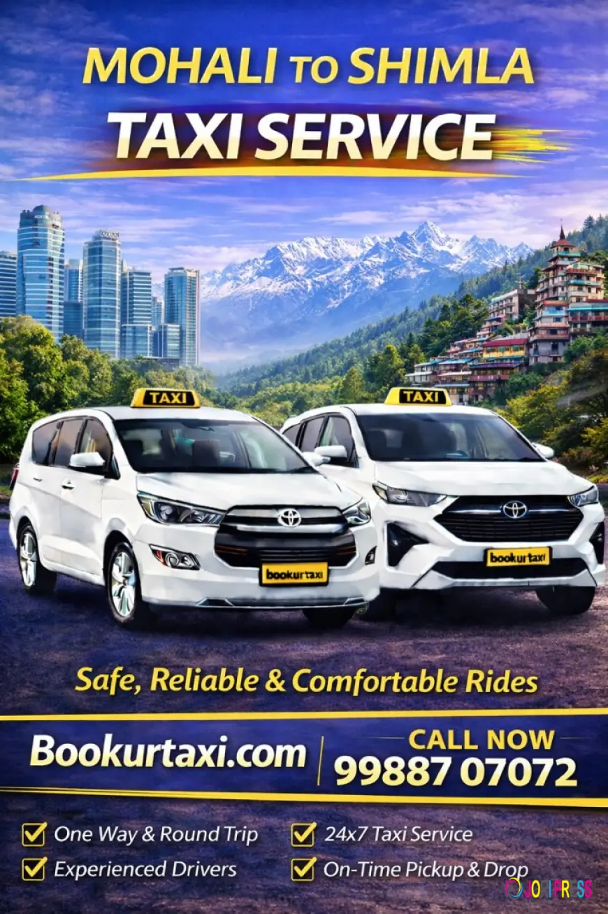 Mohali to Shimla Taxi | BookUrTaxi - Booking Now 9₹ Km