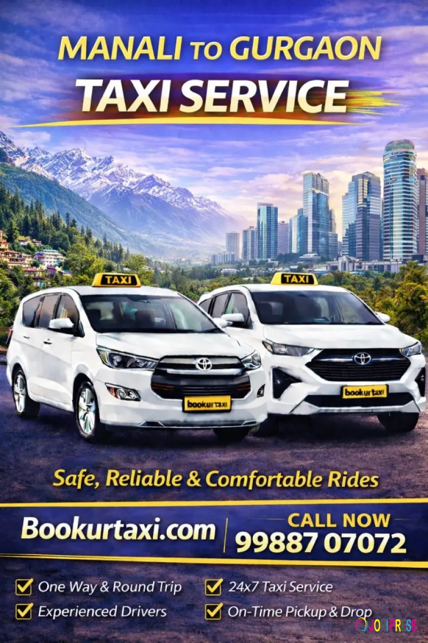 Manali to gurgoan taxi| BookUrTaxi -  Cab Booking Now 9₹ Km