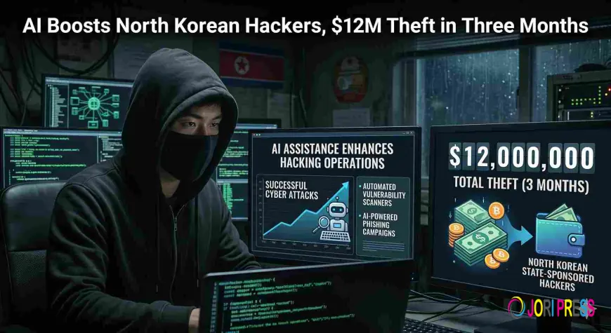 AI Boosts North Korean Hackers, $12 M Theft in Three Months