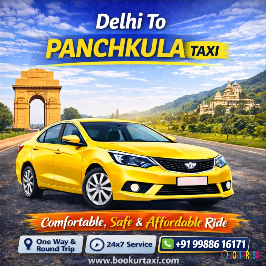Delhi To Panchkula Taxi || Booking Start Only - INR 2150