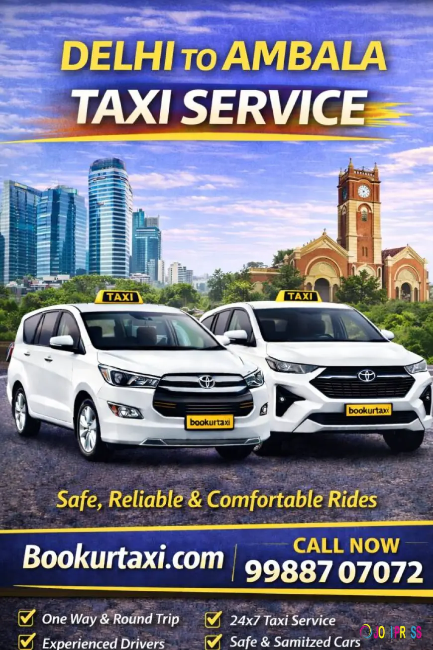 Delhi to Ambala Taxi | BookUrTaxi - Cab Booking Now 9₹ Km