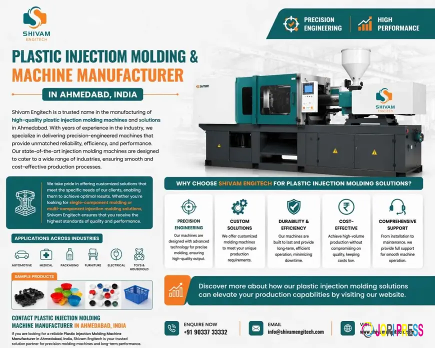 Top Plastic Injection Molding Manufacturer in Ahmedabad - Shivam Engitech