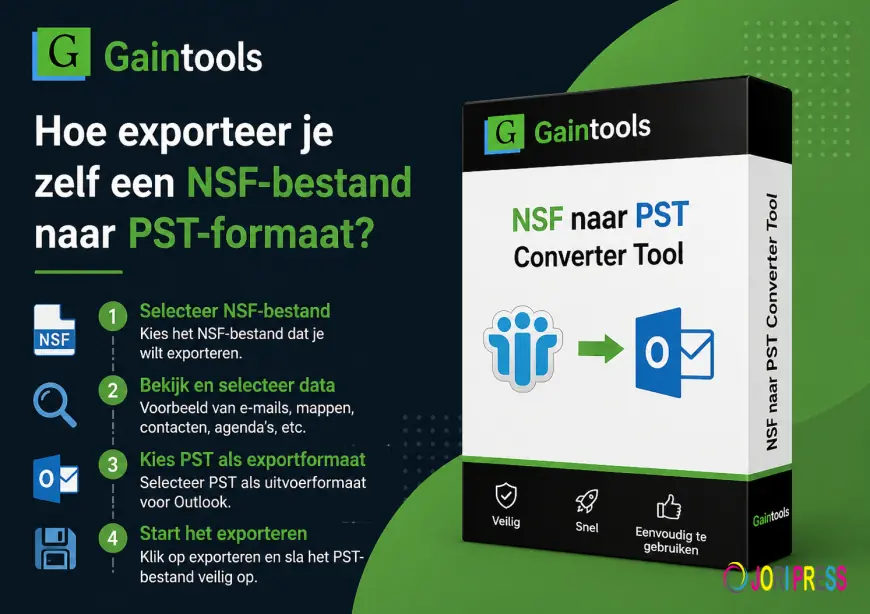Een eenvoudige manier om Lotus Notes NSF naar Outlook PST te exporteren of te bekijken