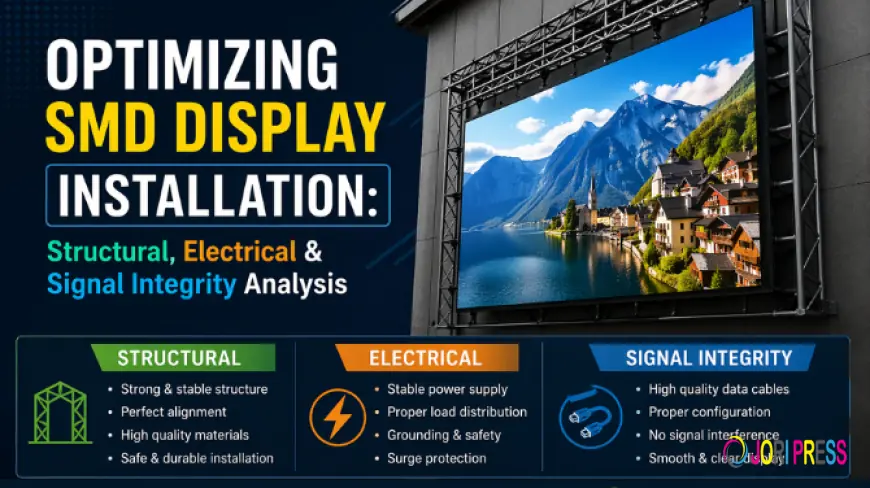 Optimizing SMD Display Installation: Structural, Electrical & Signal Integrity Analysis: