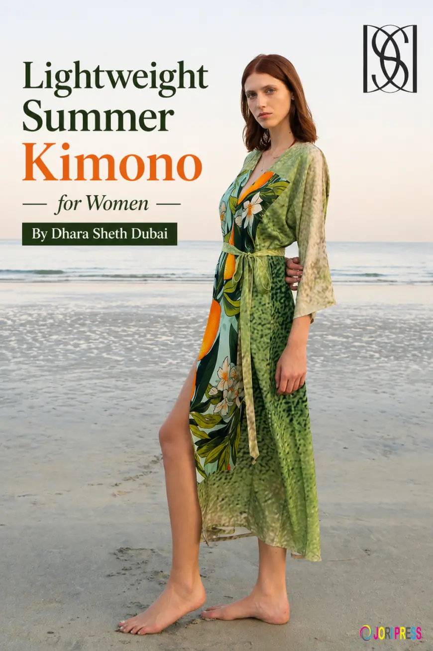 Lightweight Summer Kimono for Women | Dhara Sheth Dubai
