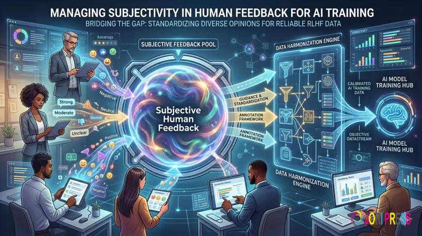 Managing Subjectivity in Human Feedback for AI Training