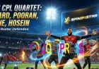 TKR Secures Core Stars Pollard, Pooran, Narine, and Hosein for CPL 2026