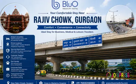 Hotels Near Rajiv Chowk Gurgaon – Comfortable Stay at Bluo Medicity