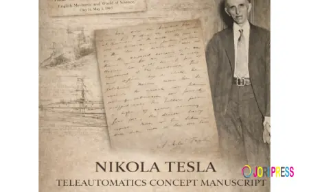 Nikola Tesla Signed Holograph Page from A Scientific Article in 1907 will be Auctioned April 30th