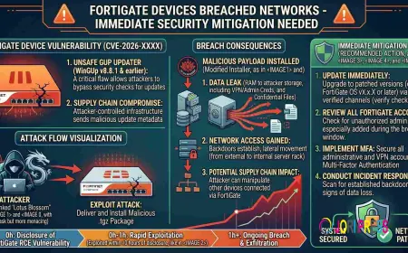 FortiGate Devices Breached Networks – Immediate Security Mitigation Needed